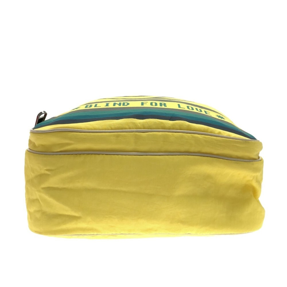 Gucci Yellow G Gray Backpack Nylon Medium Interlo… - image 4